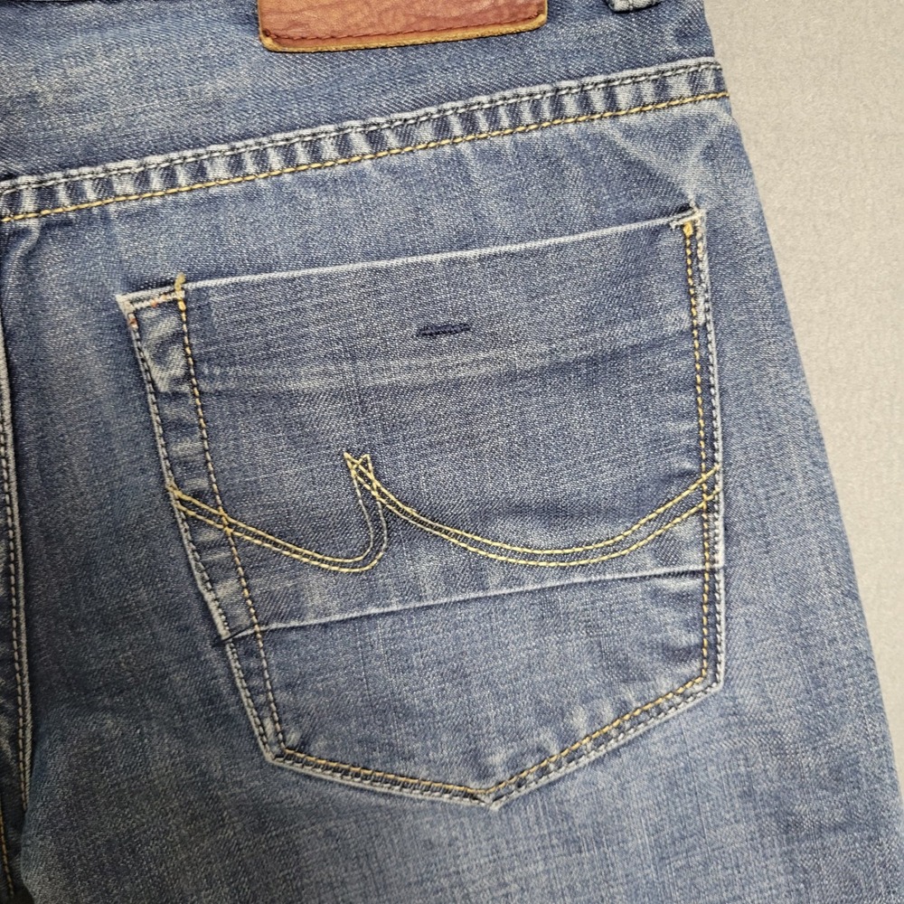 M.G. Star Jeans Mens Blue Denim Button Fly Casual Pants Size Sz 31 - Picture 4 of 12